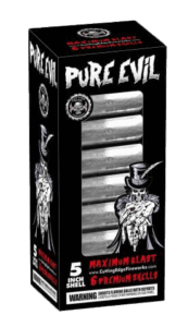 5" Pure Evil (neon color w/waterfalls)