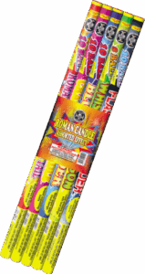Roman candle,5 assorted effects