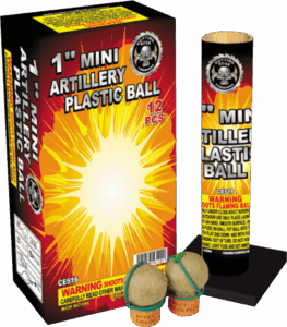 1" Mini Artillery Plastic Ball