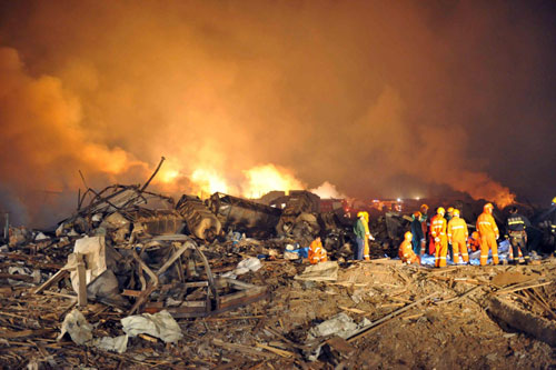 CHina Fireworks Factory Explosion