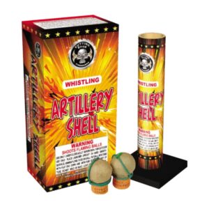 Whistling Artillery shell with silver &