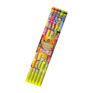 Roman candle,5 assorted effects